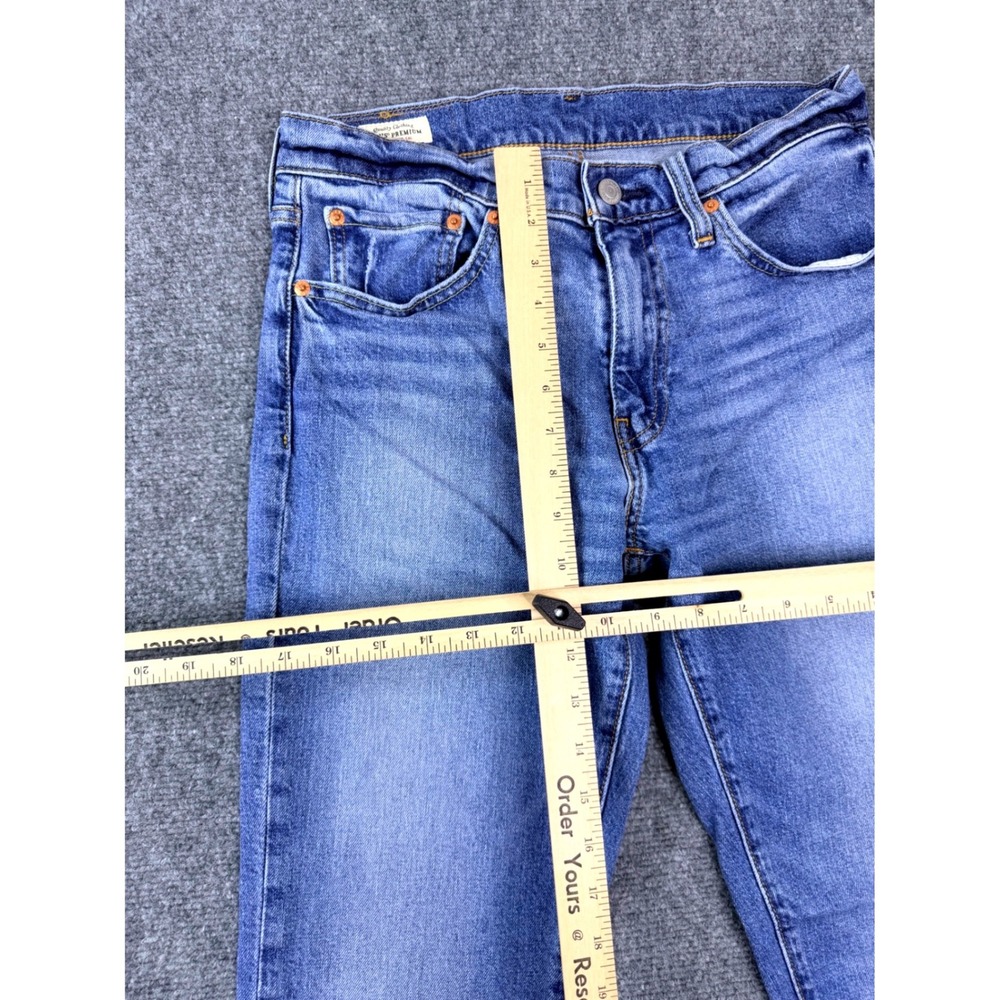 Levis 511 Slim Fit Jeans Mens 31x32 Blue Medium Wash Big E Denim 04511-5242 Y2K - Picture 6 of 11
